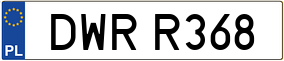 Truck License Plate